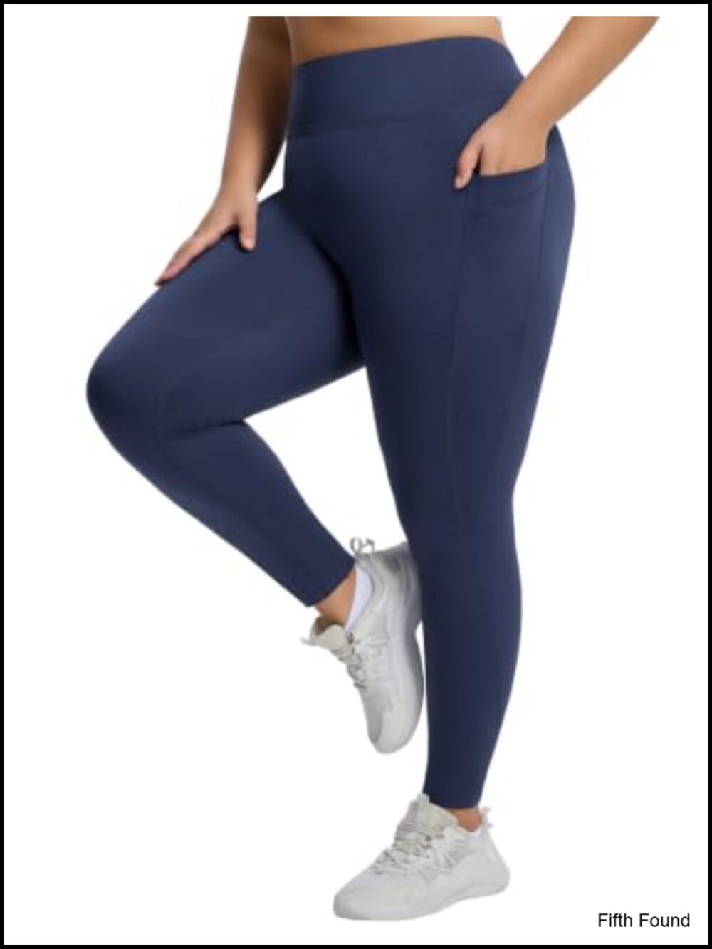 Plus Size Fleece Lined Leggings Waterproof Thermal Pockets